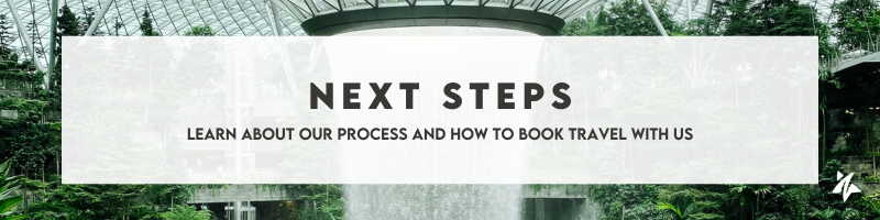 Next Steps - Learn about our process and how to book travel with us.