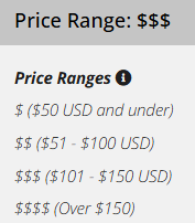 Optional:  $150/per person