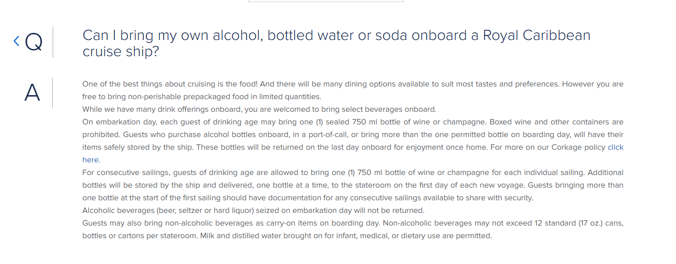 royal bring drinks onboard policy.png